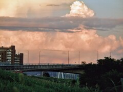 ちょっぴり染まる東の空