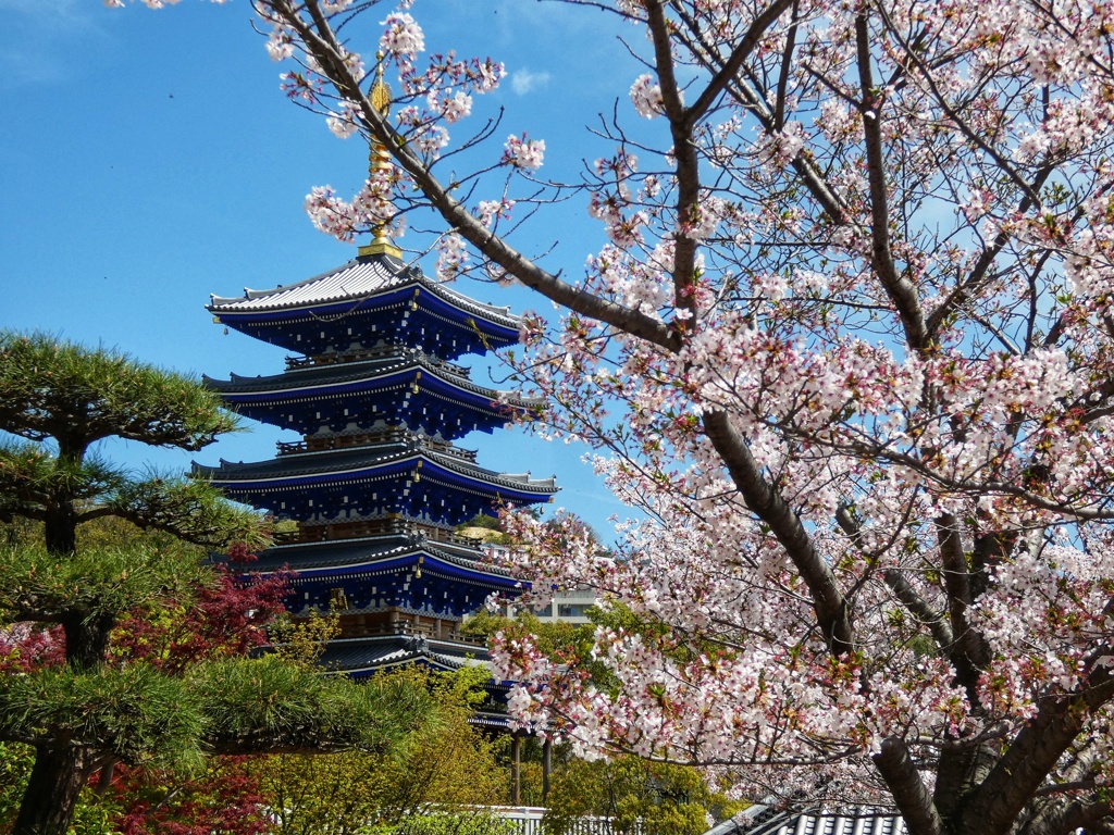 中山寺　五重塔