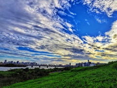 淀川夕景