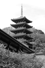 中山寺　五重塔