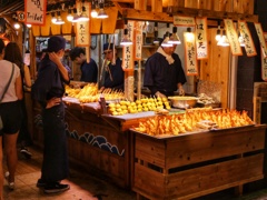 錦市場の天ぷら屋さん