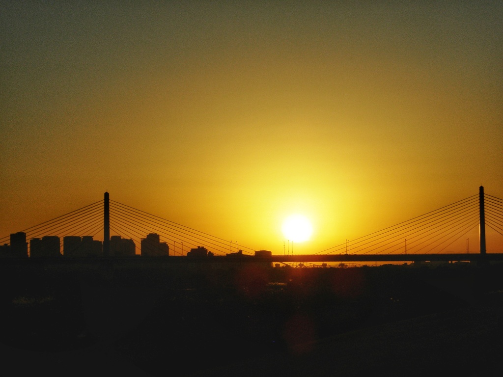 淀川夕景
