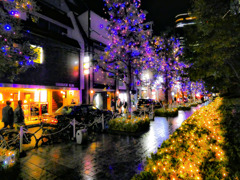 夜の北新地