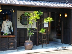 京都らしい店構え