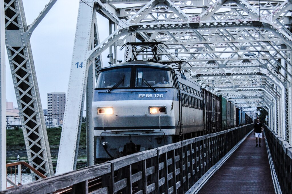 懐かしの赤川鉄橋