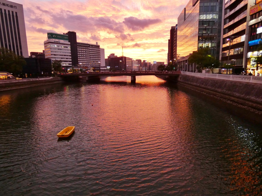 中州の夕暮れ②