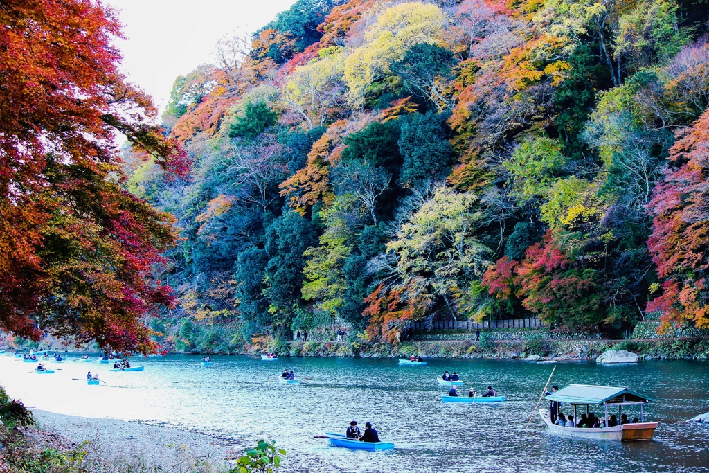 行楽の秋　嵐山