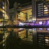 夜のうめきた広場