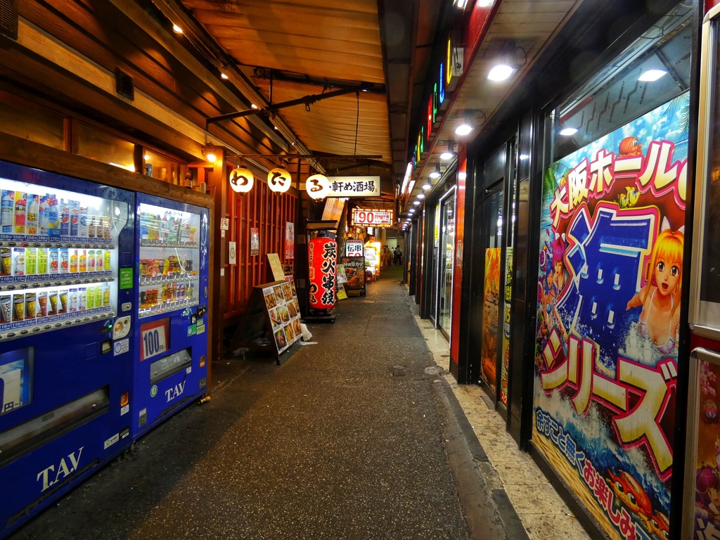 路地を歩いてみる