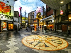 三条寺町　雨模様