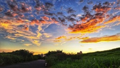 淀川夕景