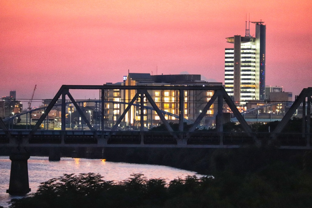 ほんのり夕空