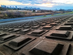 板チョコ風斜面