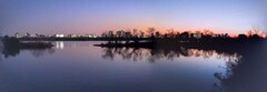 淀川の夕景