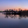淀川の夕景
