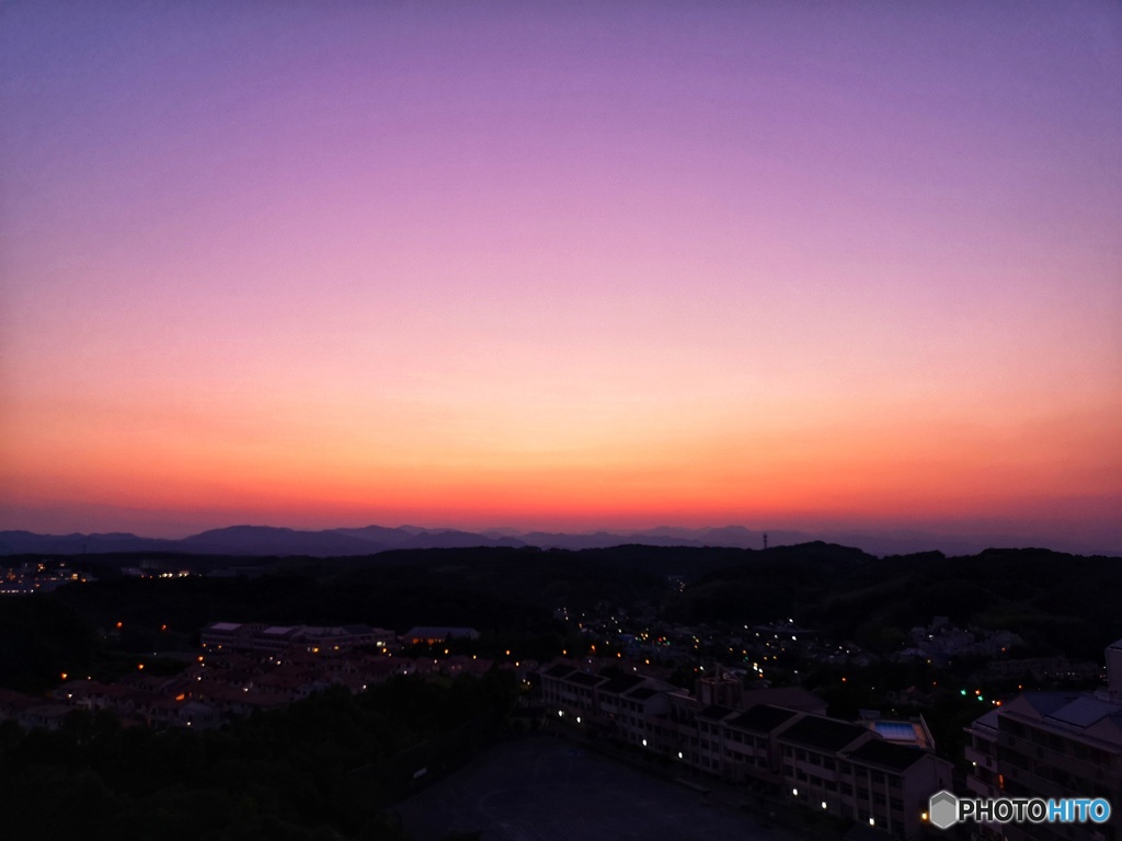 夕焼け〜