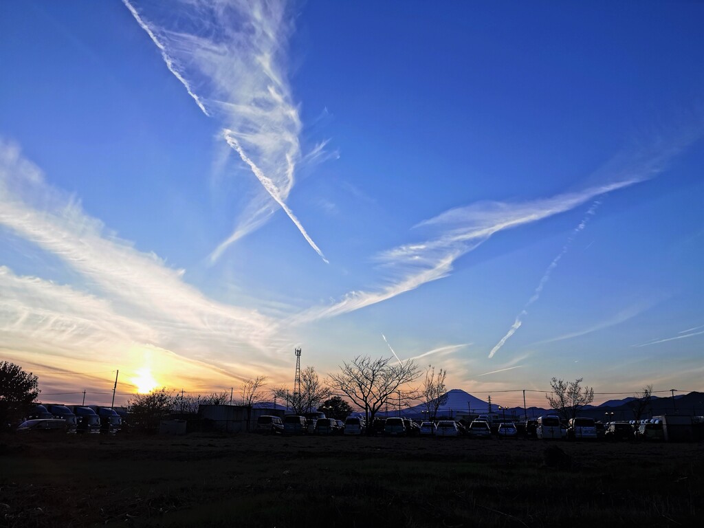 平塚からのMt. Fuji