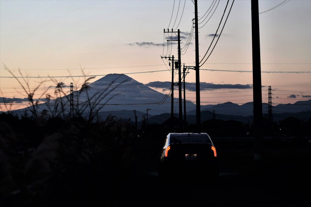 平塚からのMt. Fuji