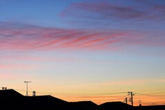 グラデーションカラーの空