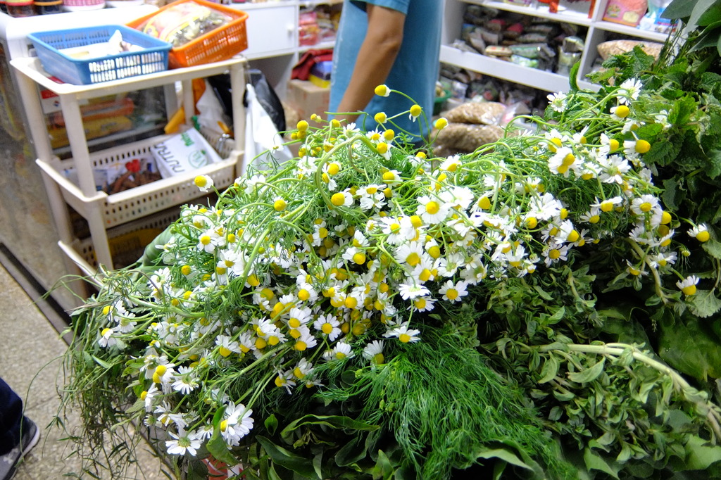 花付きのまま売られています