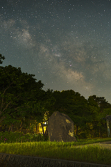 アンジェロ岩と夏の天の川