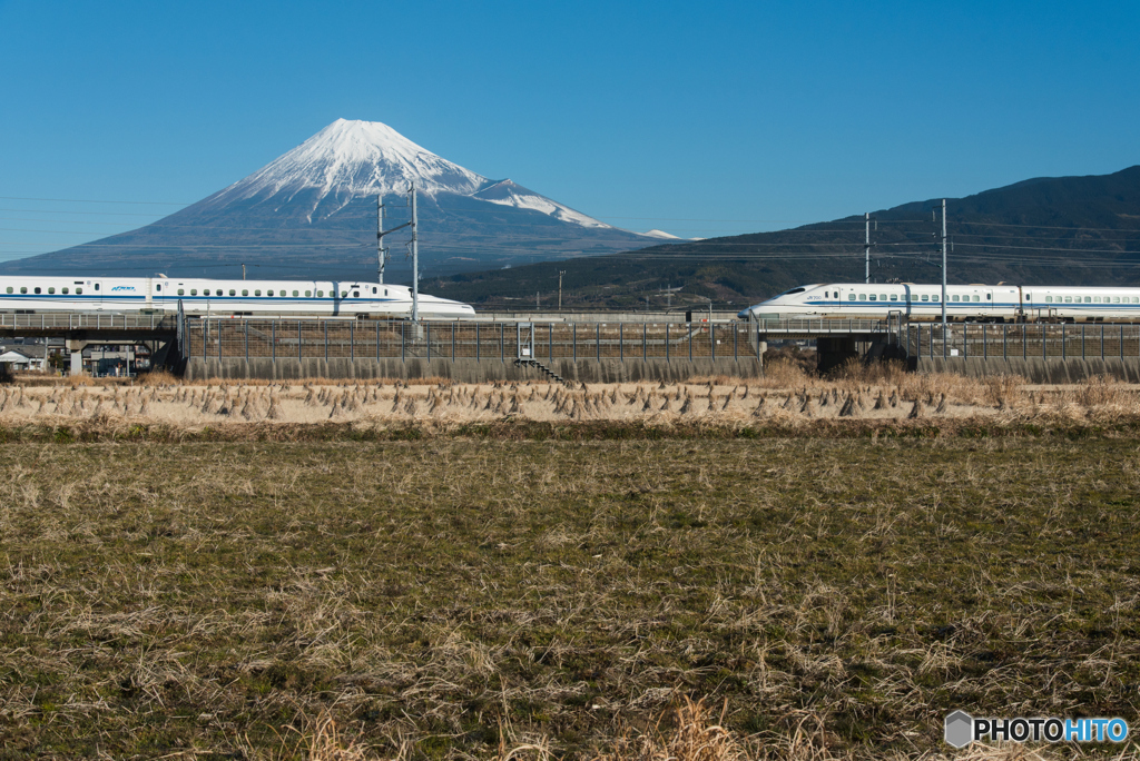 富士と新幹線