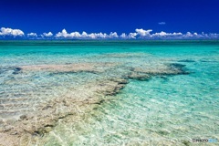 鹿児島県・与論島 ビーチの風景 7
