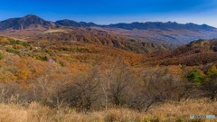 長野県・秋の八ヶ岳連峰の風景