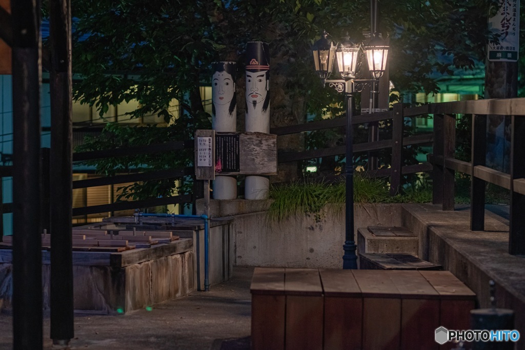 長野県・夏の野沢温泉の夜 1