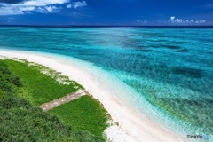 沖縄県・池間島 海の風景