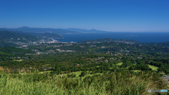 静岡県・伊東市 夏の大室山からの眺望