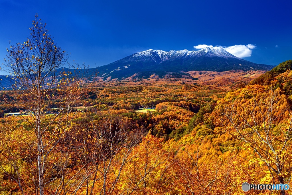 長野県・木曽御嶽山の紅葉