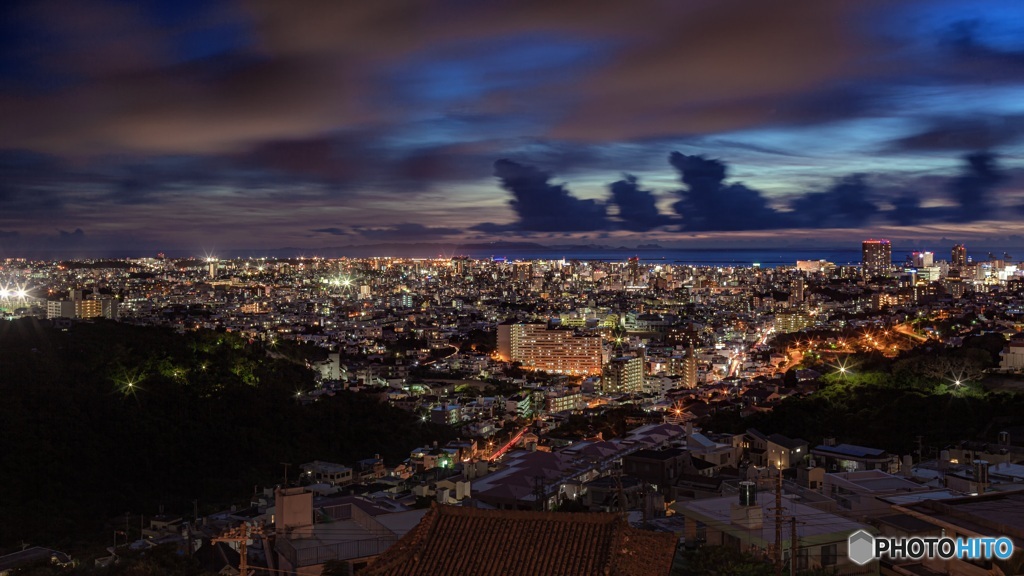 沖縄県・那覇の夜景