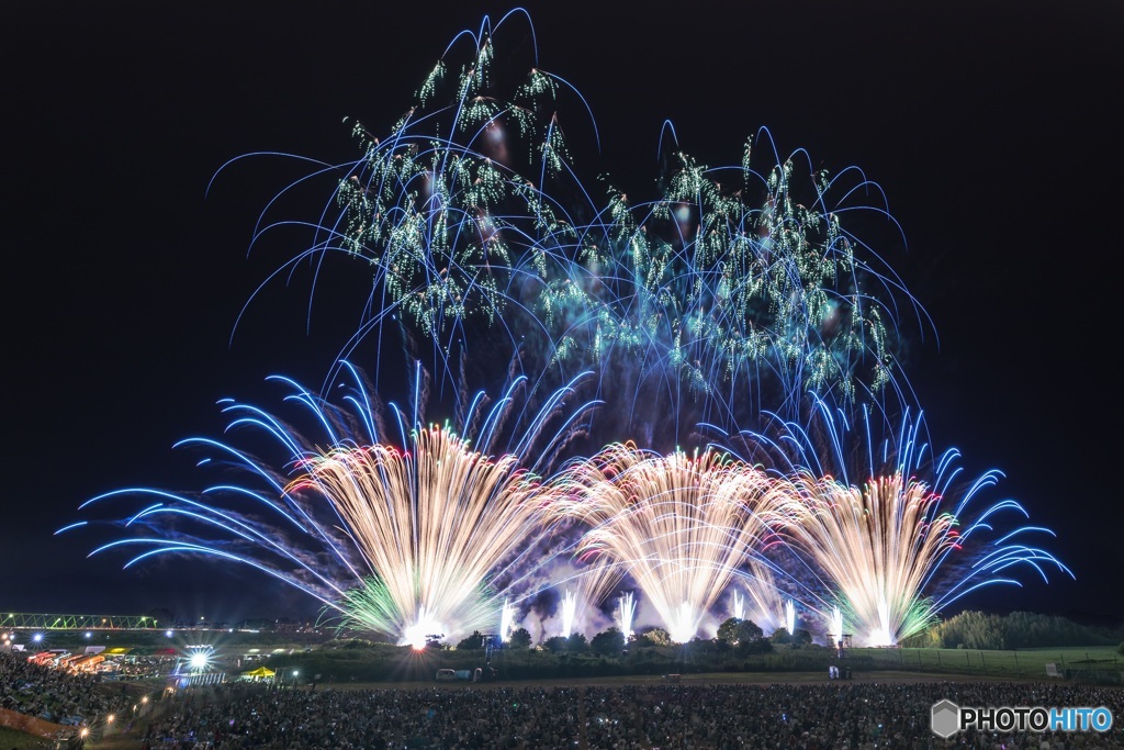 茨城県・常総きぬ川花火大会 2017 ミュージックスターマイン「マエストロ」 2
