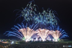 茨城県・常総きぬ川花火大会 2017 ミュージックスターマイン「マエストロ」 2