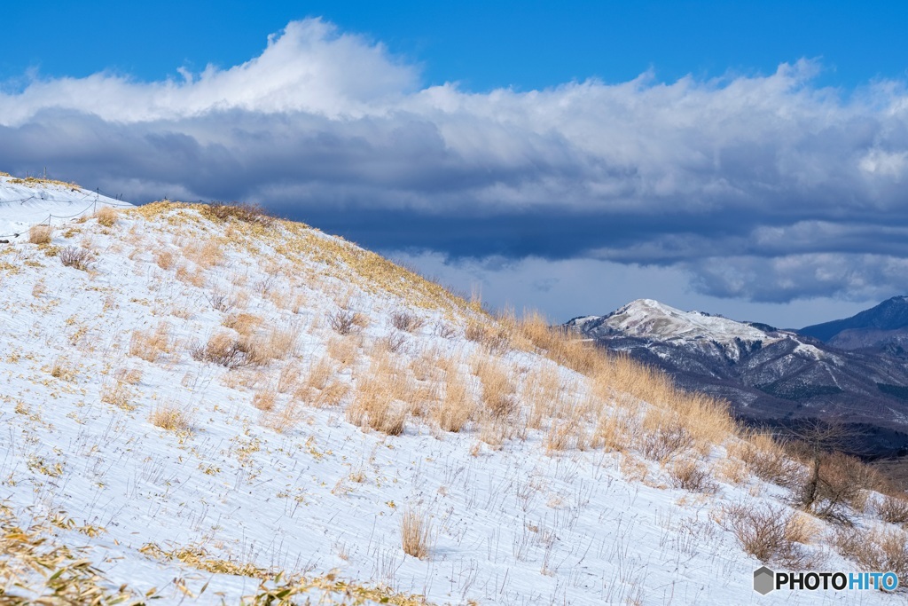 長野県・冬の霧ヶ峰の風景 7