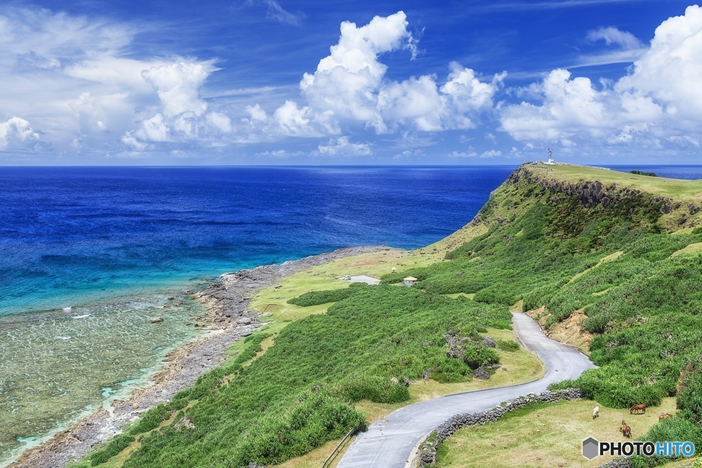 沖縄県・与那国島 東崎の風景