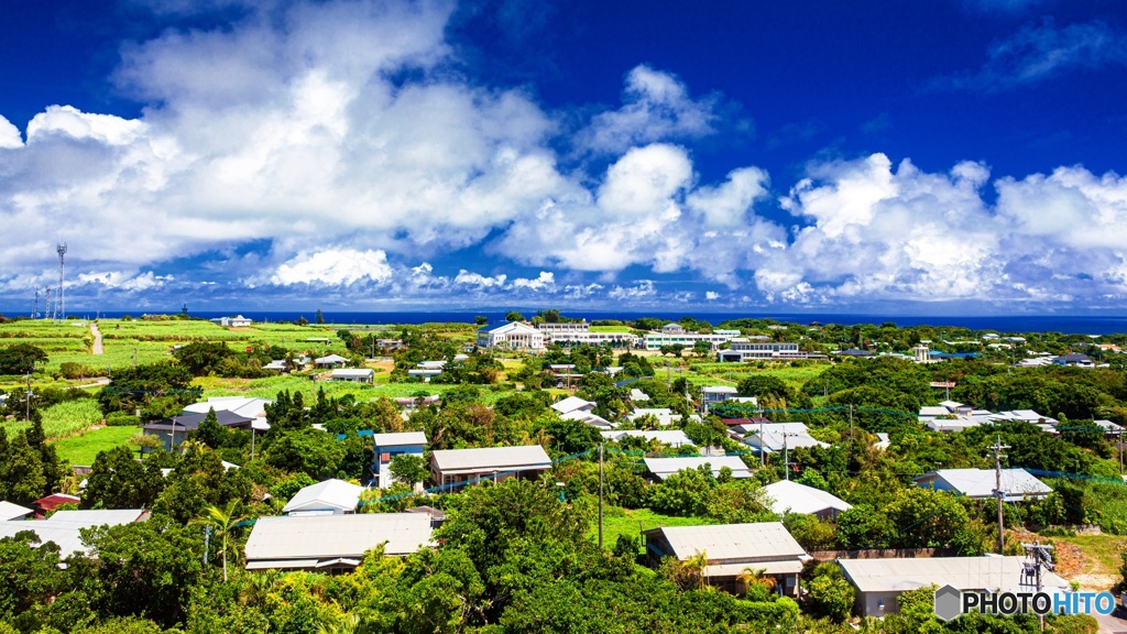 鹿児島県・与論島 高台からの風景 7