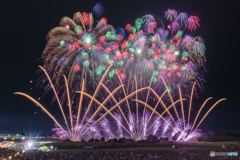 茨城県・常総きぬ川花火大会 2017