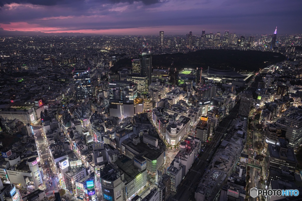 東京都・SHIBUYA SKYからの夕景 3