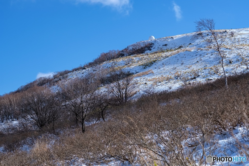 長野県・冬の霧ヶ峰の風景 8