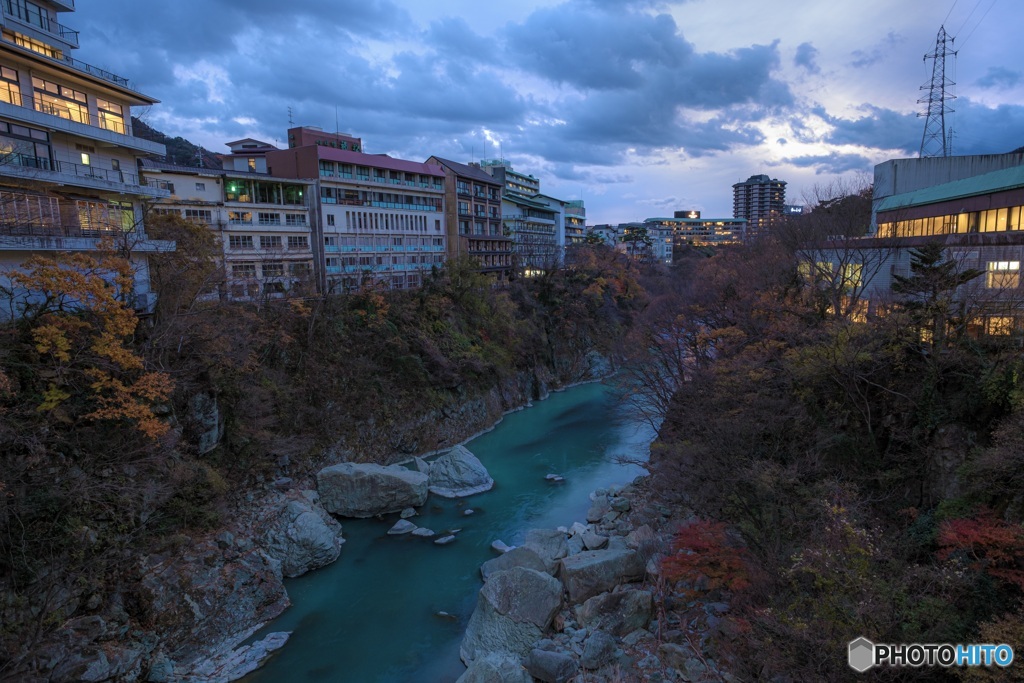 栃木県・鬼怒川温泉の夜景 2
