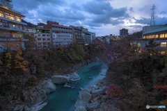 栃木県・鬼怒川温泉の夜景 2