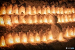 長野県・奈良井宿アイスキャンドル祭り 1