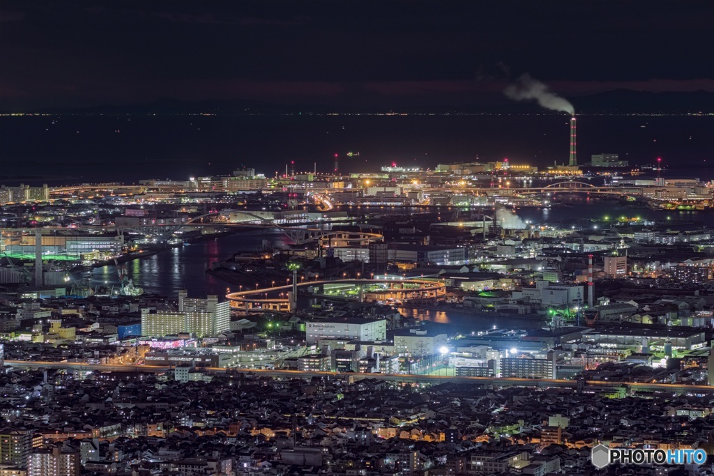 大阪府・あべのハルカスからの夜景 3