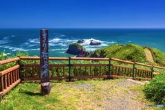 北海道・厚岸町 夏の霧多布岬の風景 5