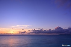 沖縄県・波照間島の夕景