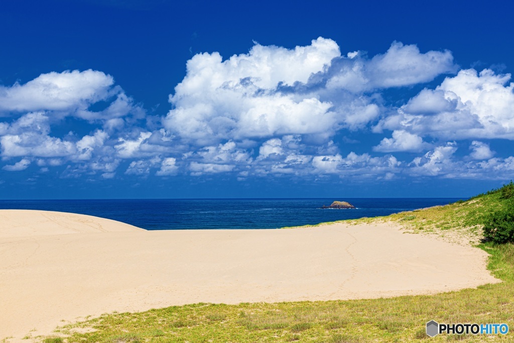 鳥取県・夏の鳥取砂丘の風景 4