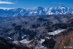 長野県・冬の大望峠の風景 3