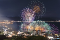 長野県・全国新作花火競技大会 2017 8 水上スターマイン Kiss of F